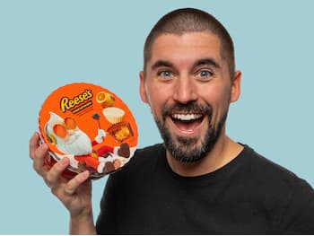 Weihnachtsdose mit Reese's Peanut Butter Cups