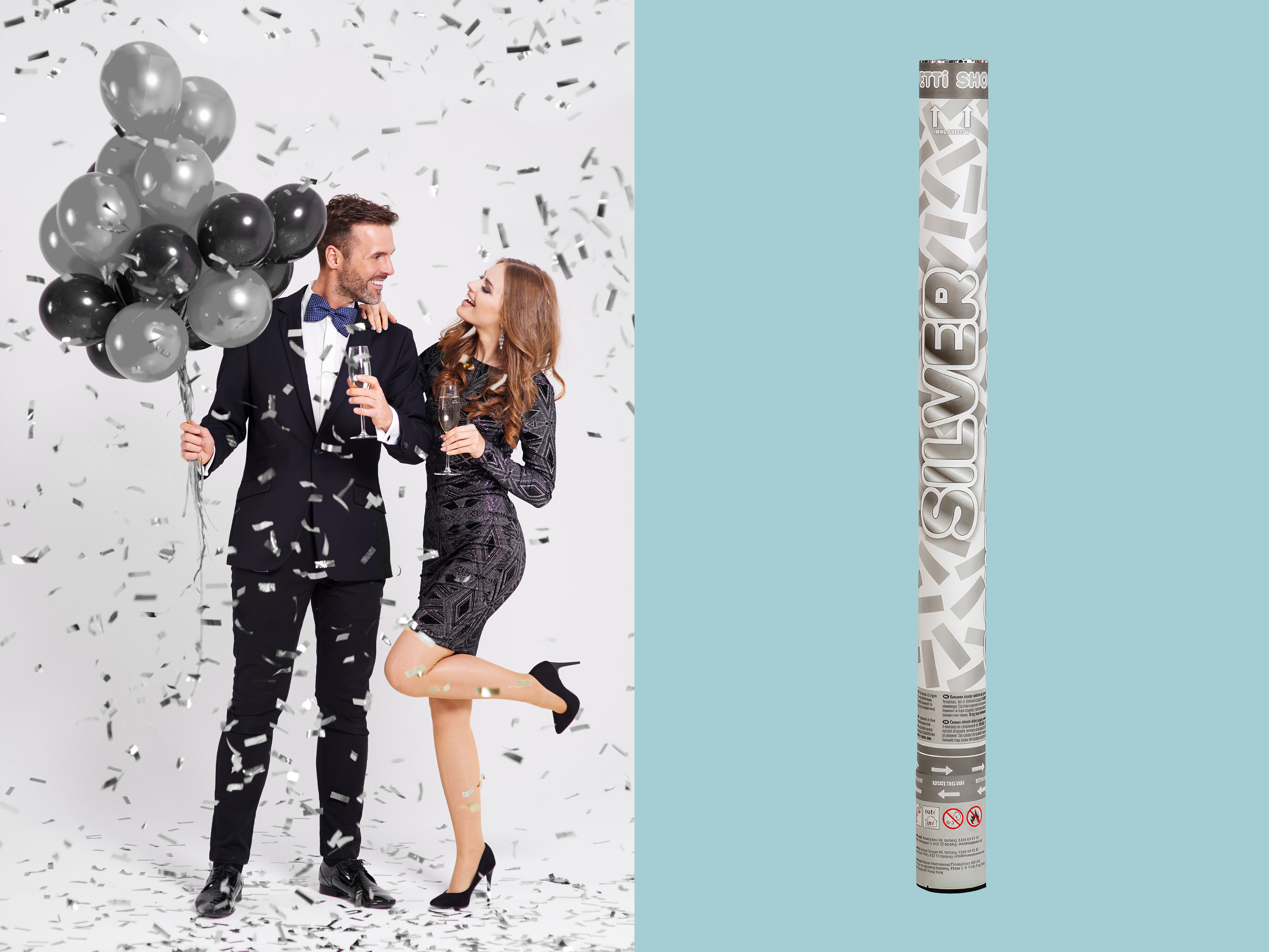 Konfettikanuuna Hopea