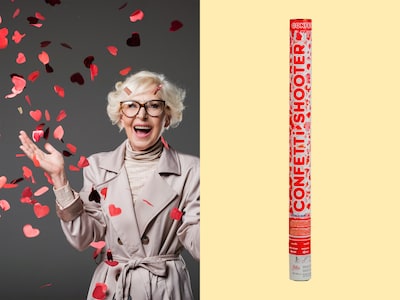 Konfettikanon Hjerter