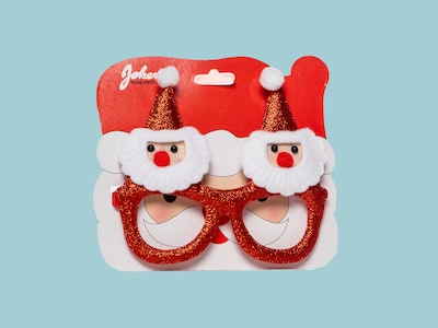 Julglasögon med Tomte