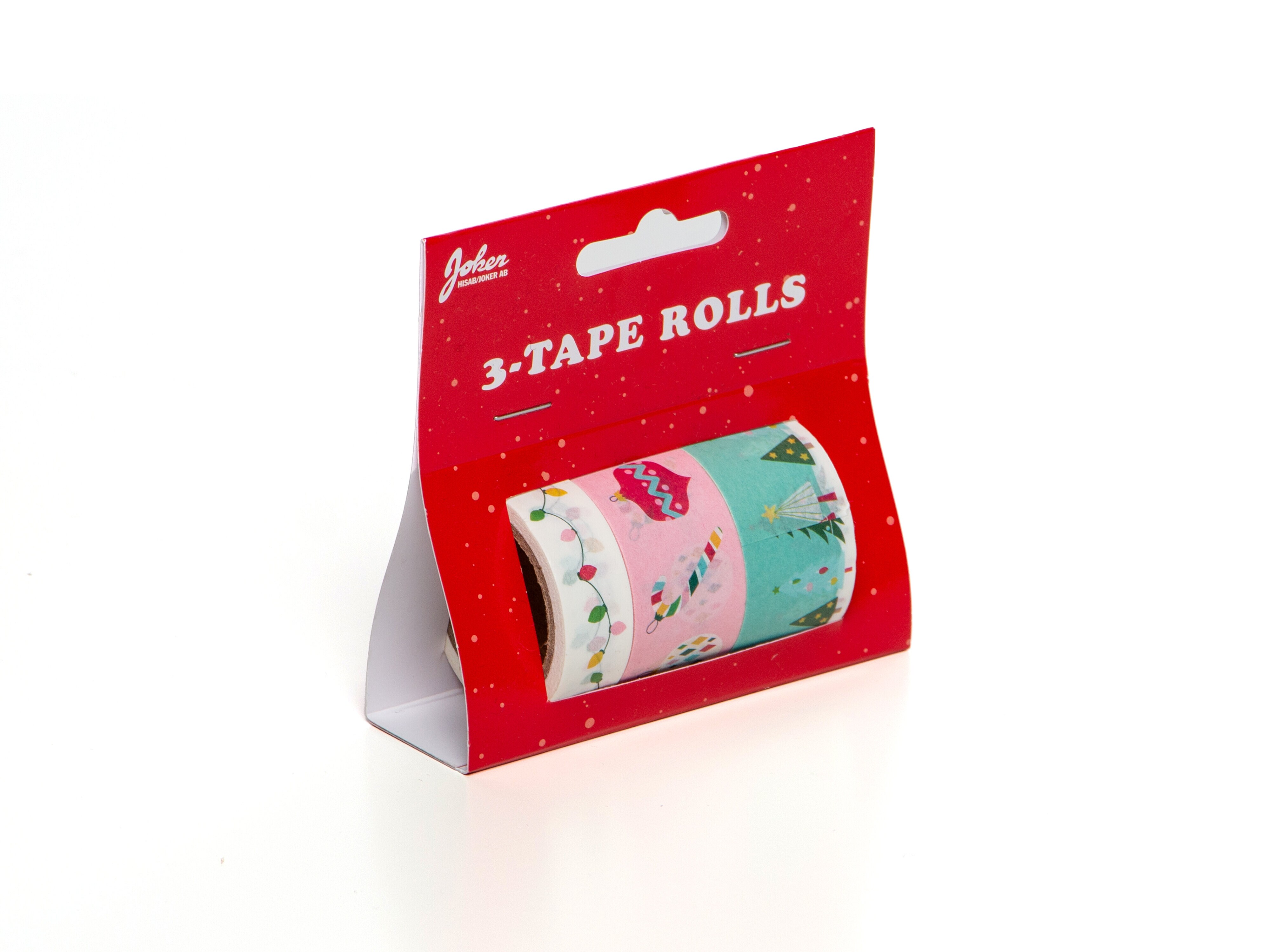 Tejprullar Julmotiv 3-pack