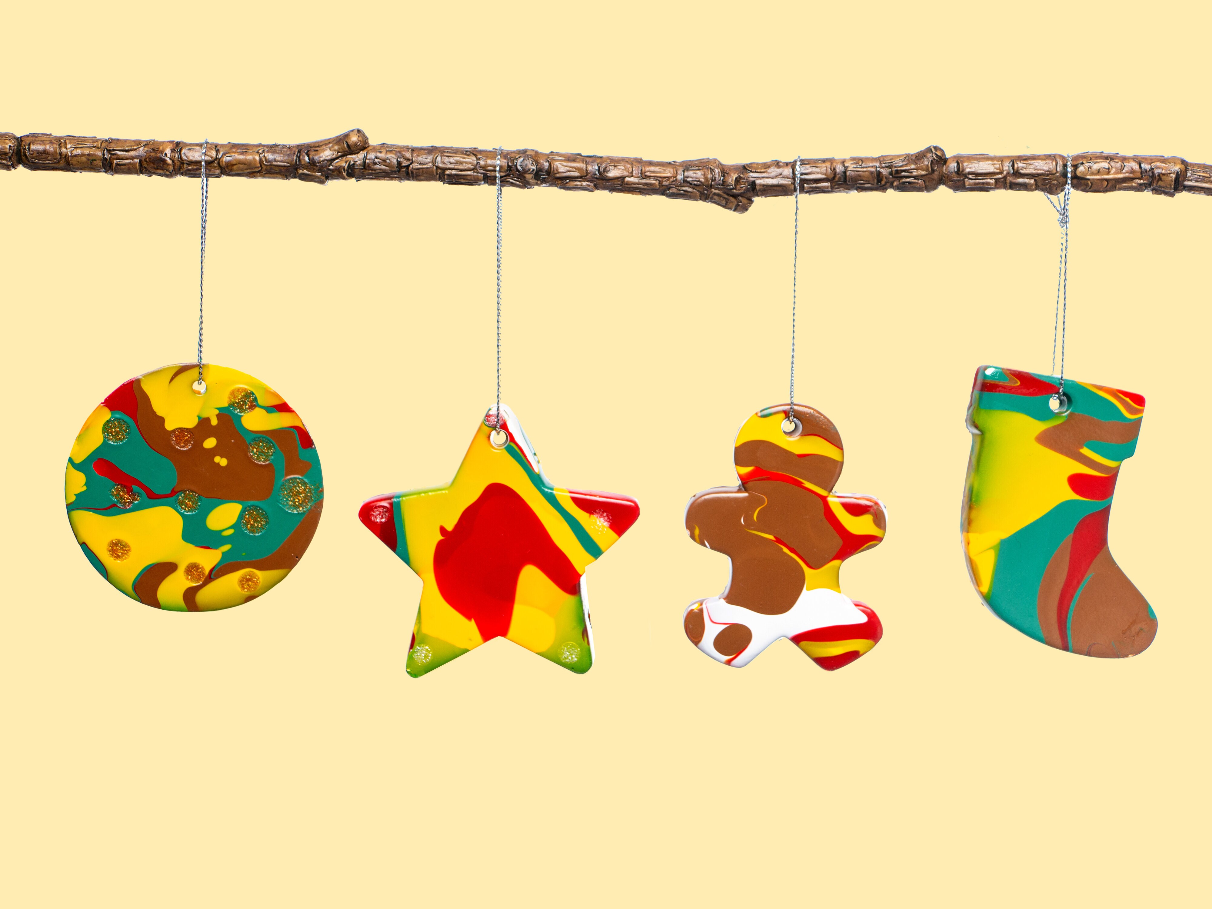 Julpyssel Hängande Julgranspynt