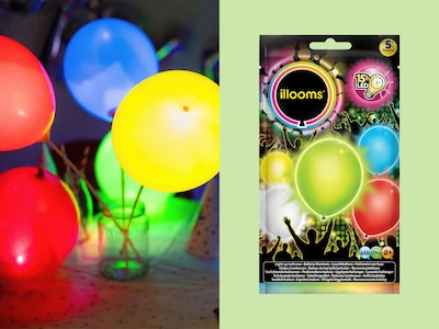 LED-balloner 5-pak