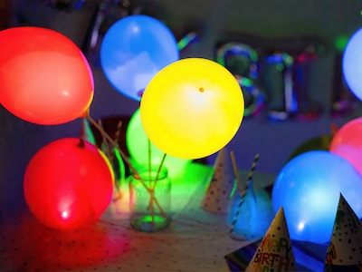 LED-balloner 5-pak