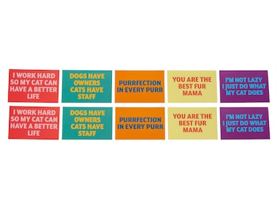 Sitaattikortit Cats - 10 kpl