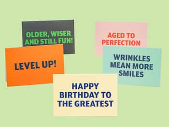 Citatkort Birthday - 10-pack