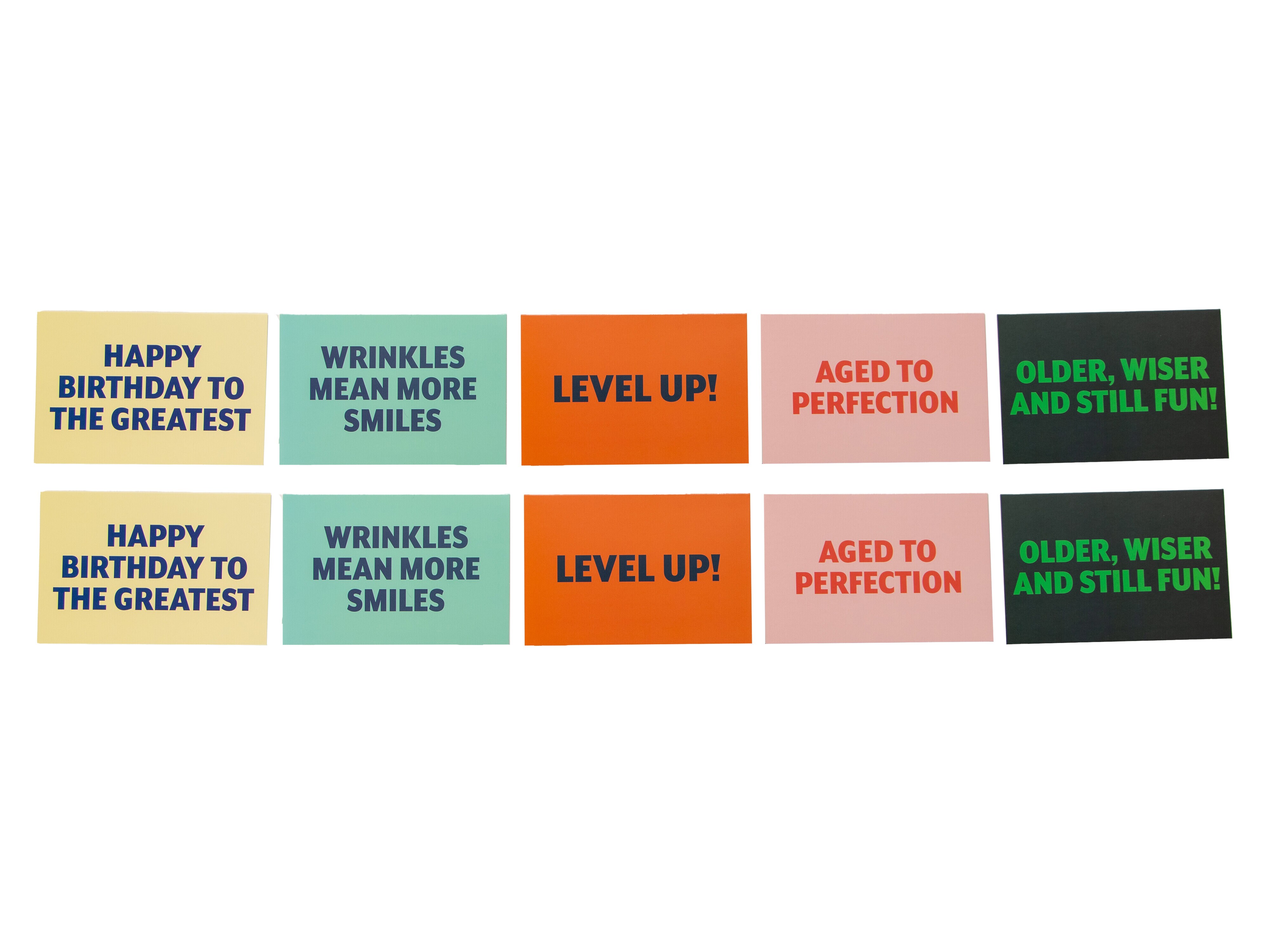 Citatkort Birthday - 10-pakke