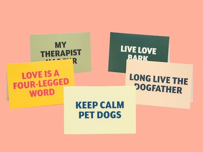 Citatkort Dogs - 10-pack