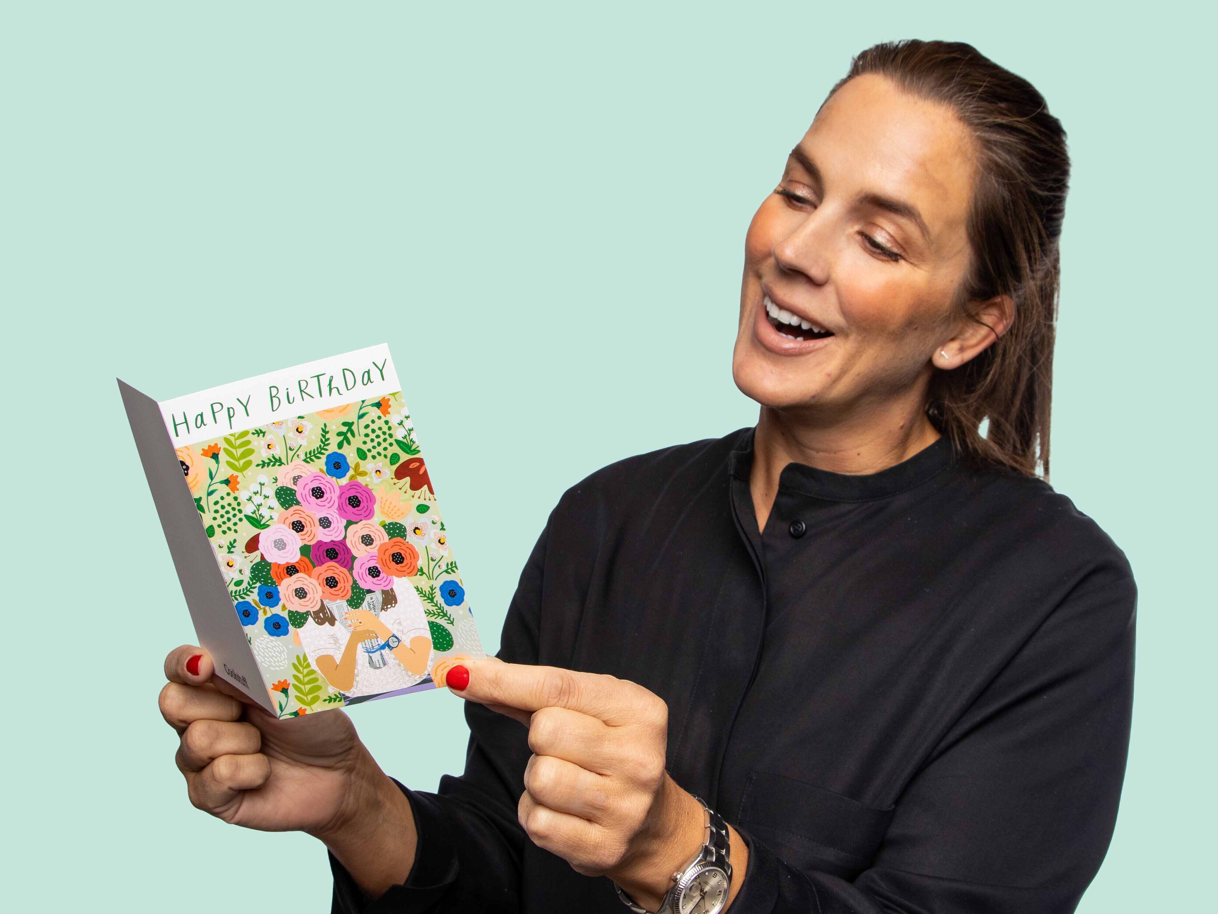 Födelsedagskort Retro Birthday - 10-pack