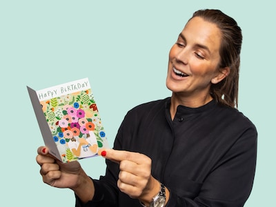 Födelsedagskort Retro Birthday - 10-pack