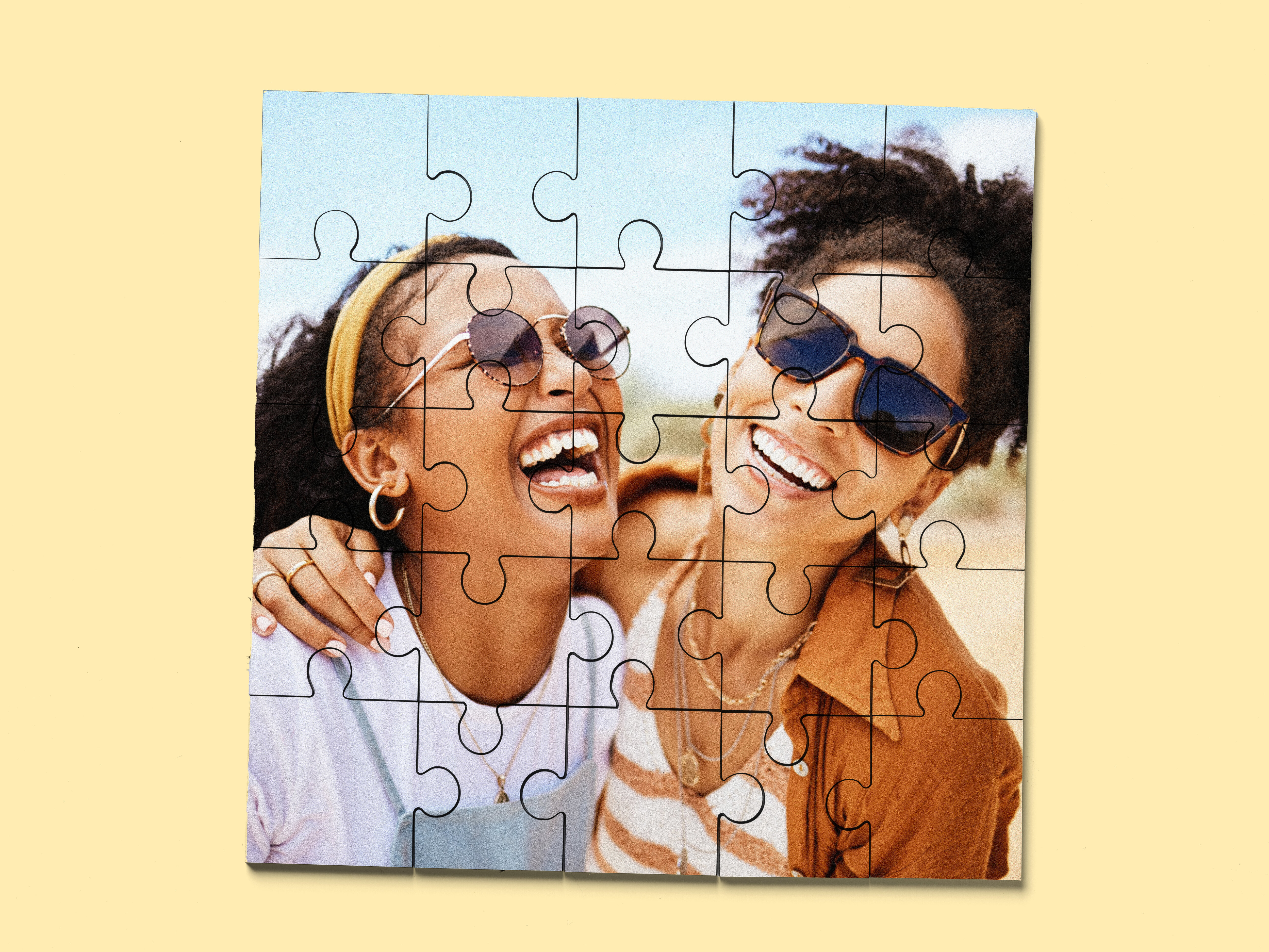 Personligt puslespil med Billede - Kvadrat