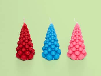 Kerze - Bubble-Tanne 10 cm 1-Pack