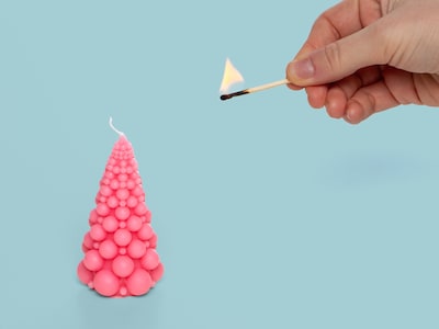 Lys - Boblegran 10 cm 1-pakning