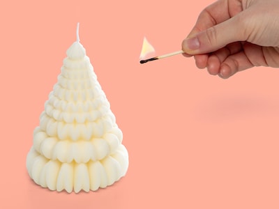 Kynttilä - Joulukuusi 15 cm 1-pakkaus