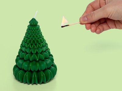 Kynttilä - Joulukuusi 15 cm 1-pakkaus