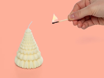 Kerze - Weihnachtsbaum 10 cm 1-Pack