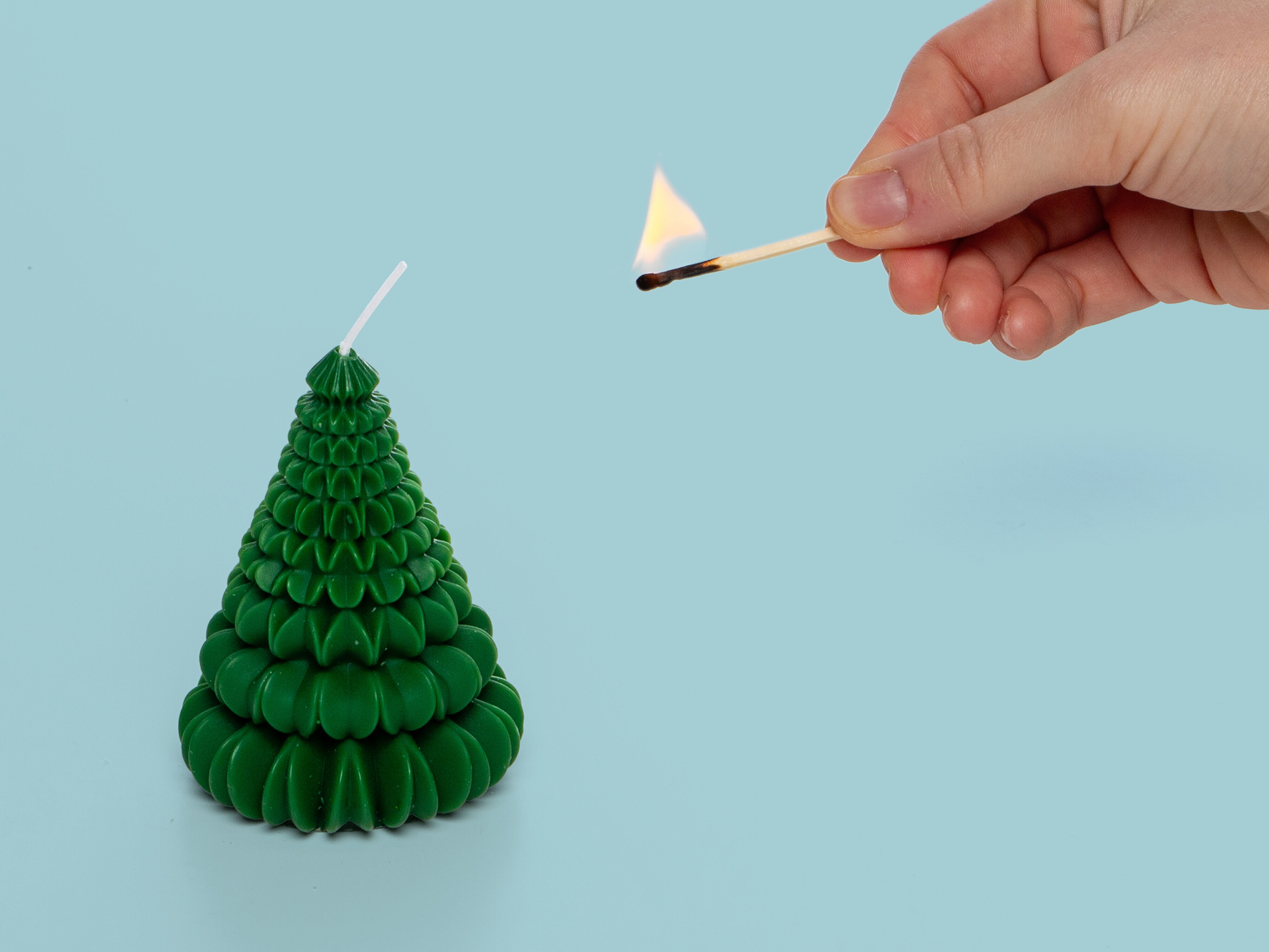 Kynttilä - Joulukuusi 10 cm 1-pakkaus