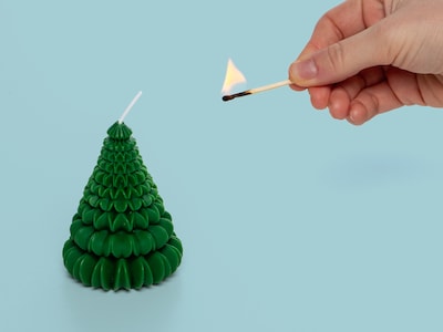 Kerze - Weihnachtsbaum 10 cm 1-Pack