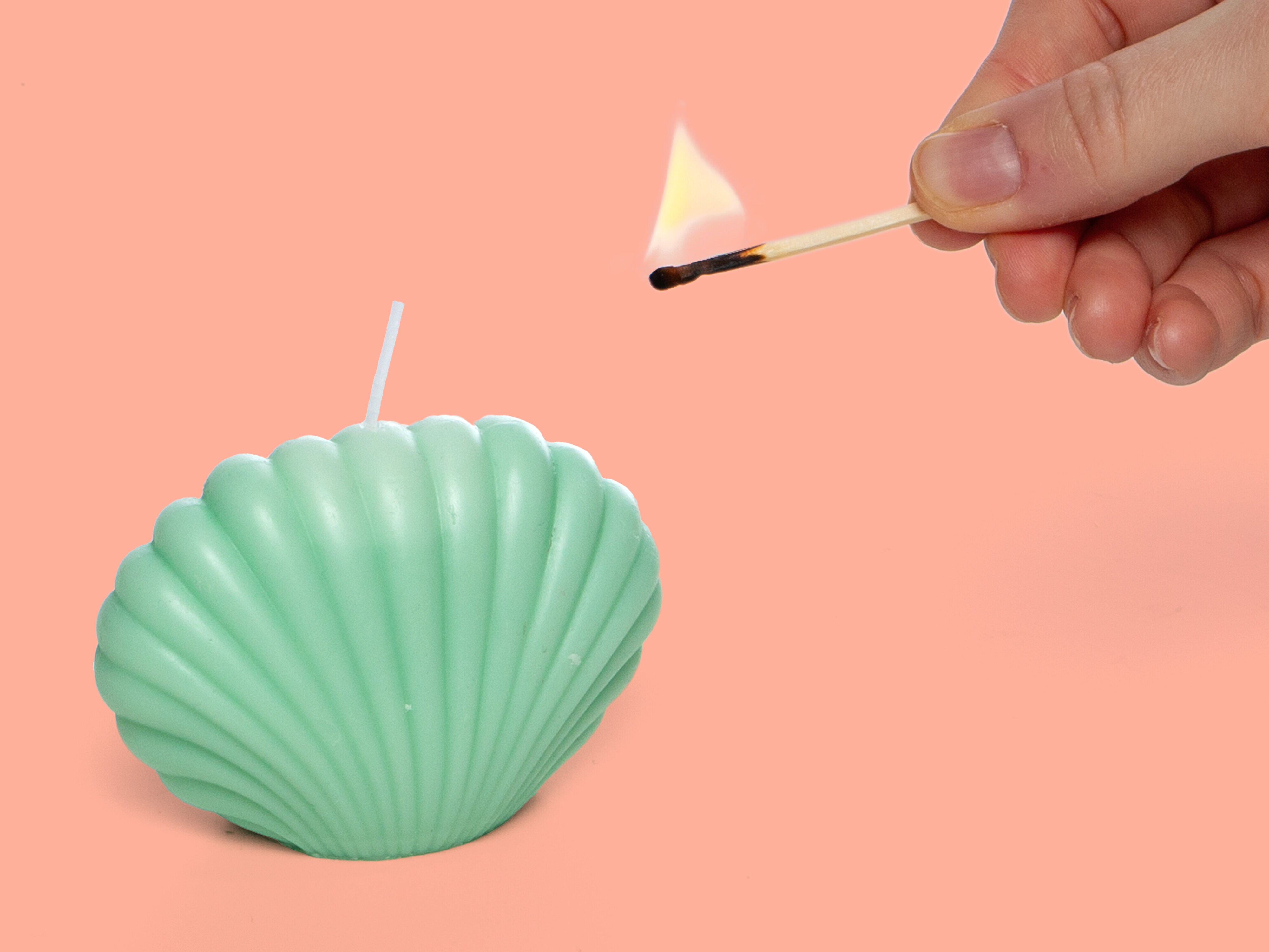 Kynttilä - Simpukka 1-pakkaus