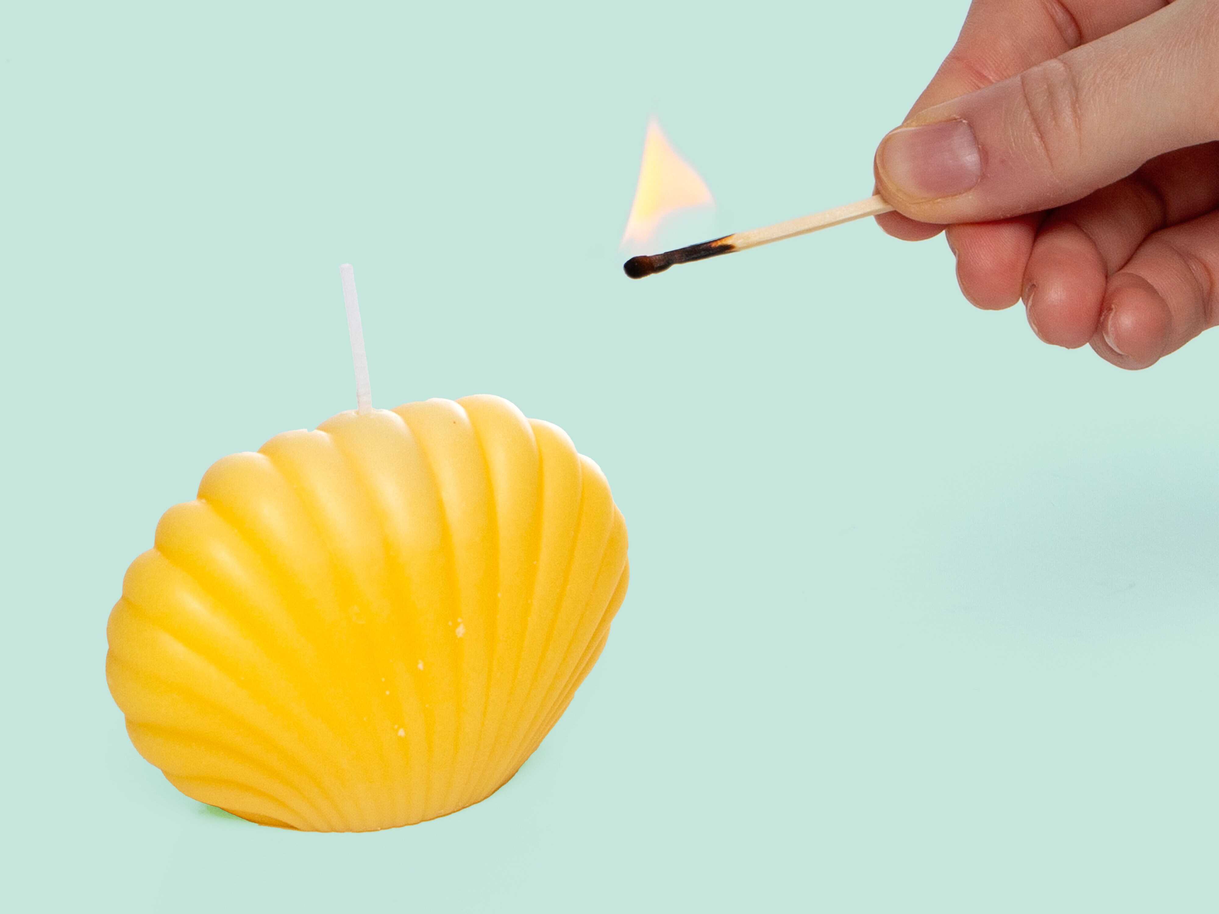 Kynttilä - Simpukka 1-pakkaus