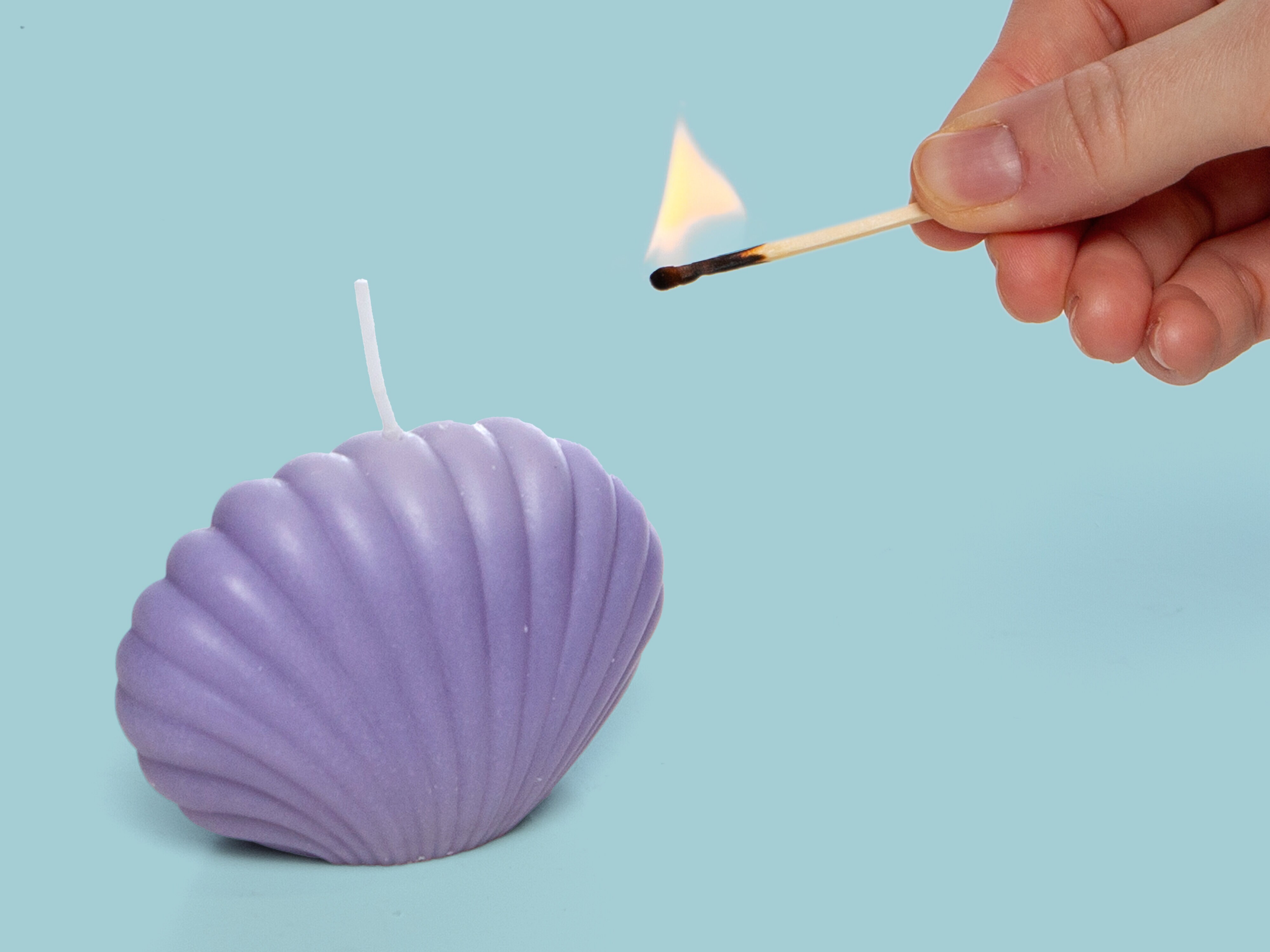 Kynttilä - Simpukka 1-pakkaus