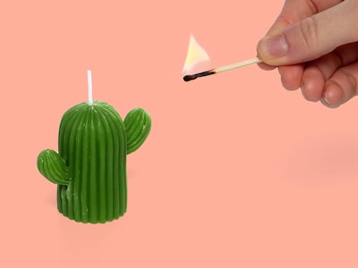 Kynttilä - Kaktus 1-pakkaus