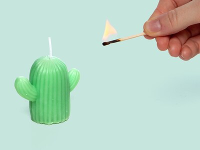 Kynttilä - Kaktus 1-pakkaus