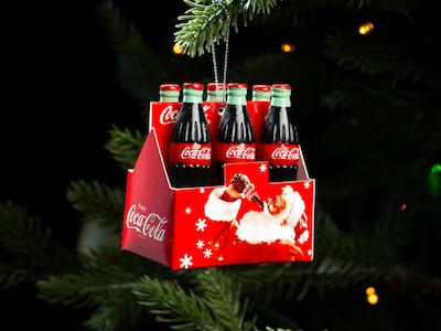 Weihnachtsbaumschmuck Coca-Cola Flaschen