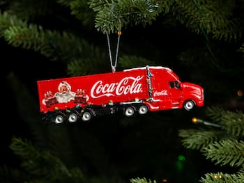 Juletrepynt Coca-Cola Lastebil