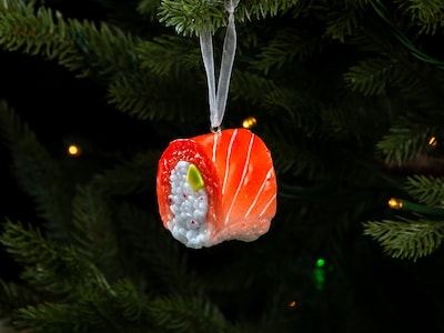 Weihnachtsbaumschmuck Sushi
