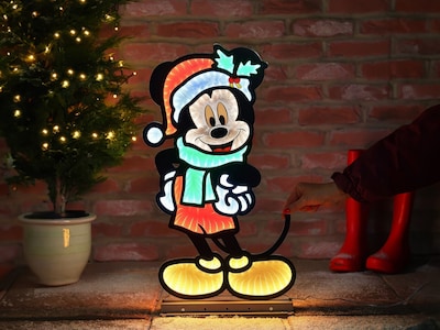 Außenbeleuchtung Micky Maus