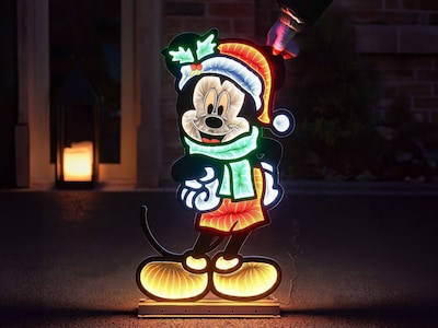 Außenbeleuchtung Micky Maus