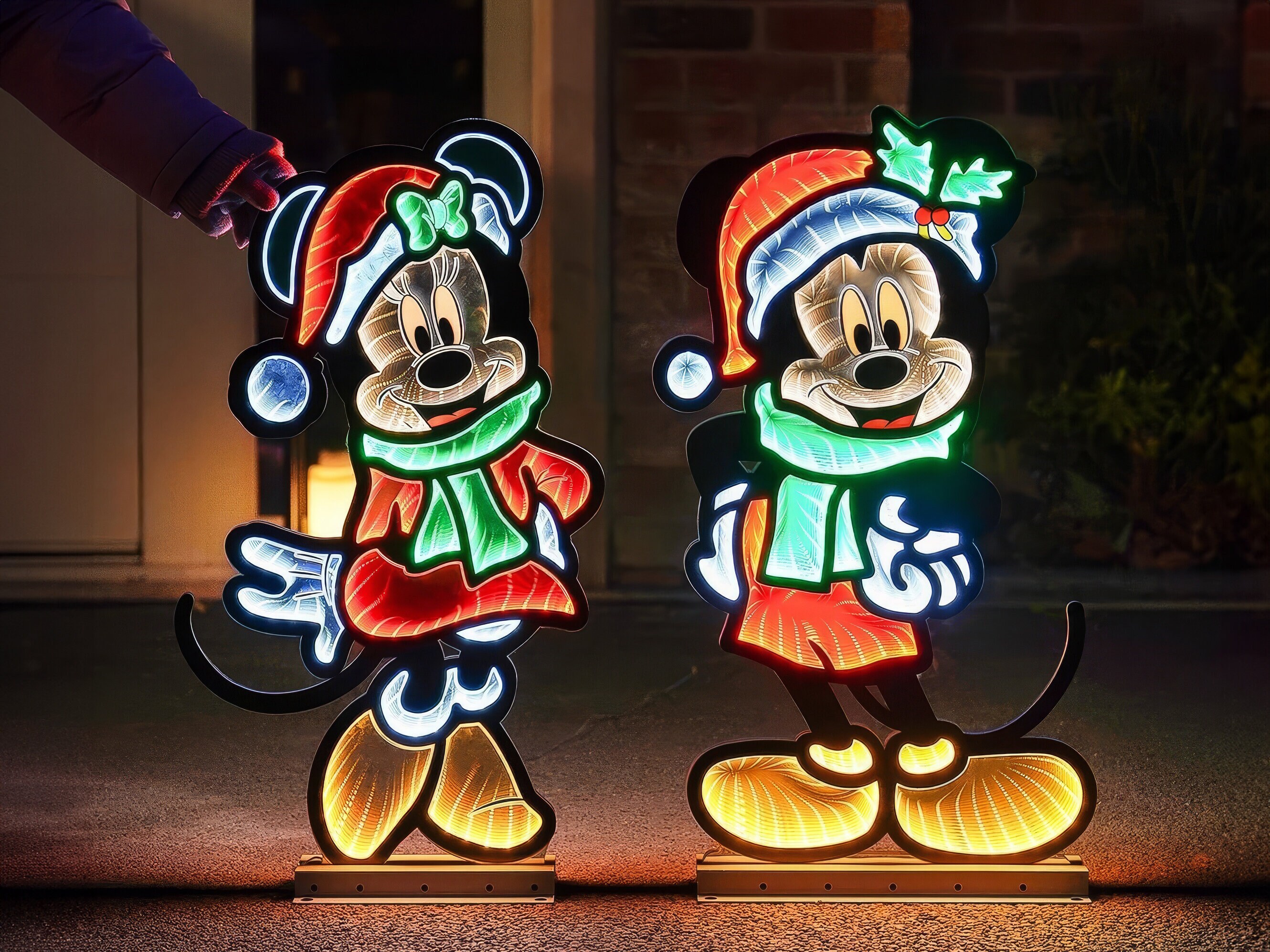 Udendørsbelysning Mickey Mouse