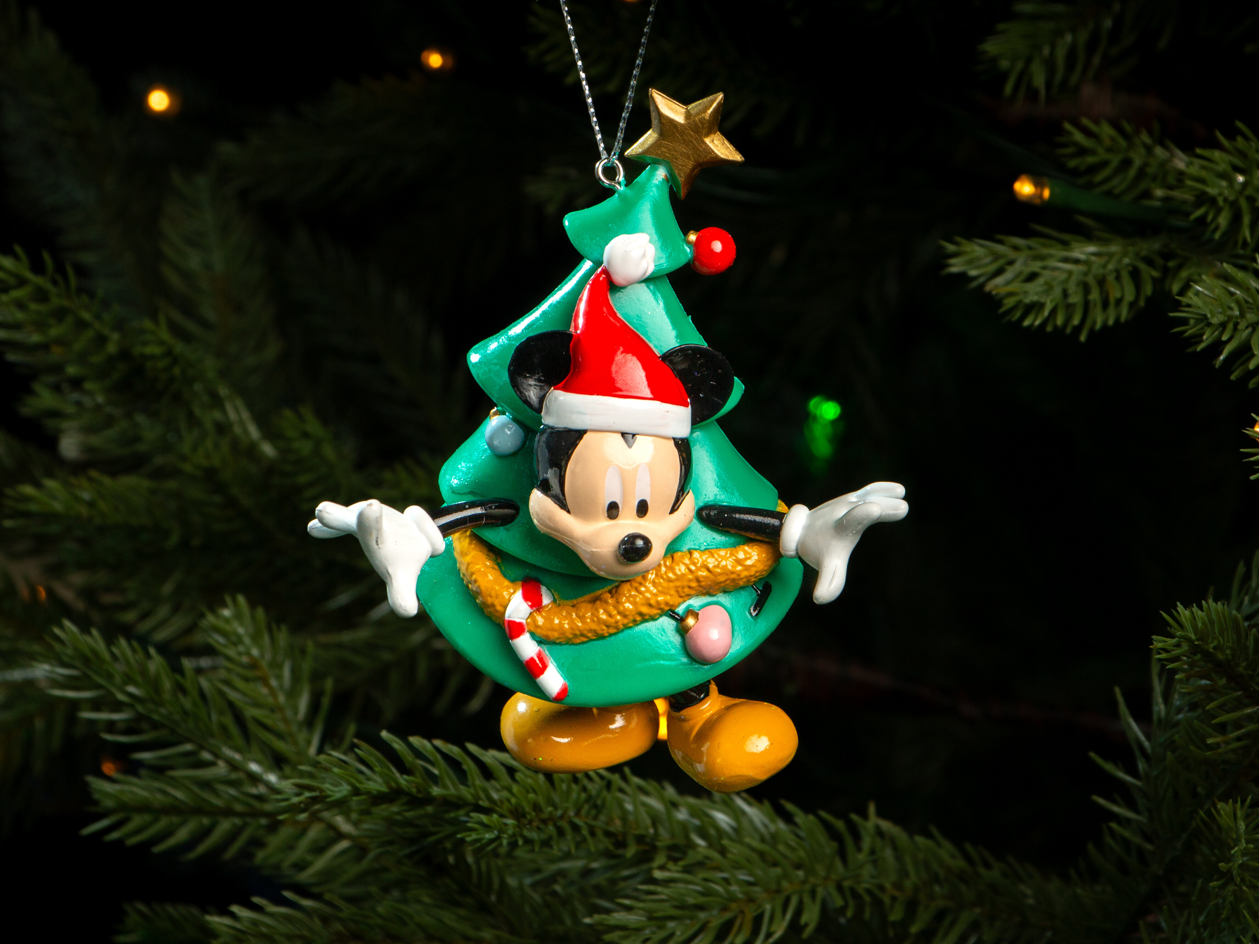 Weihnachtsbaumschmuck Micky Maus im Weihnachtsbaum