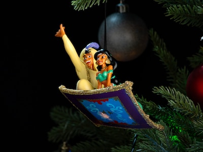 Weihnachtsbaumschmuck Aladdin und Jasmin