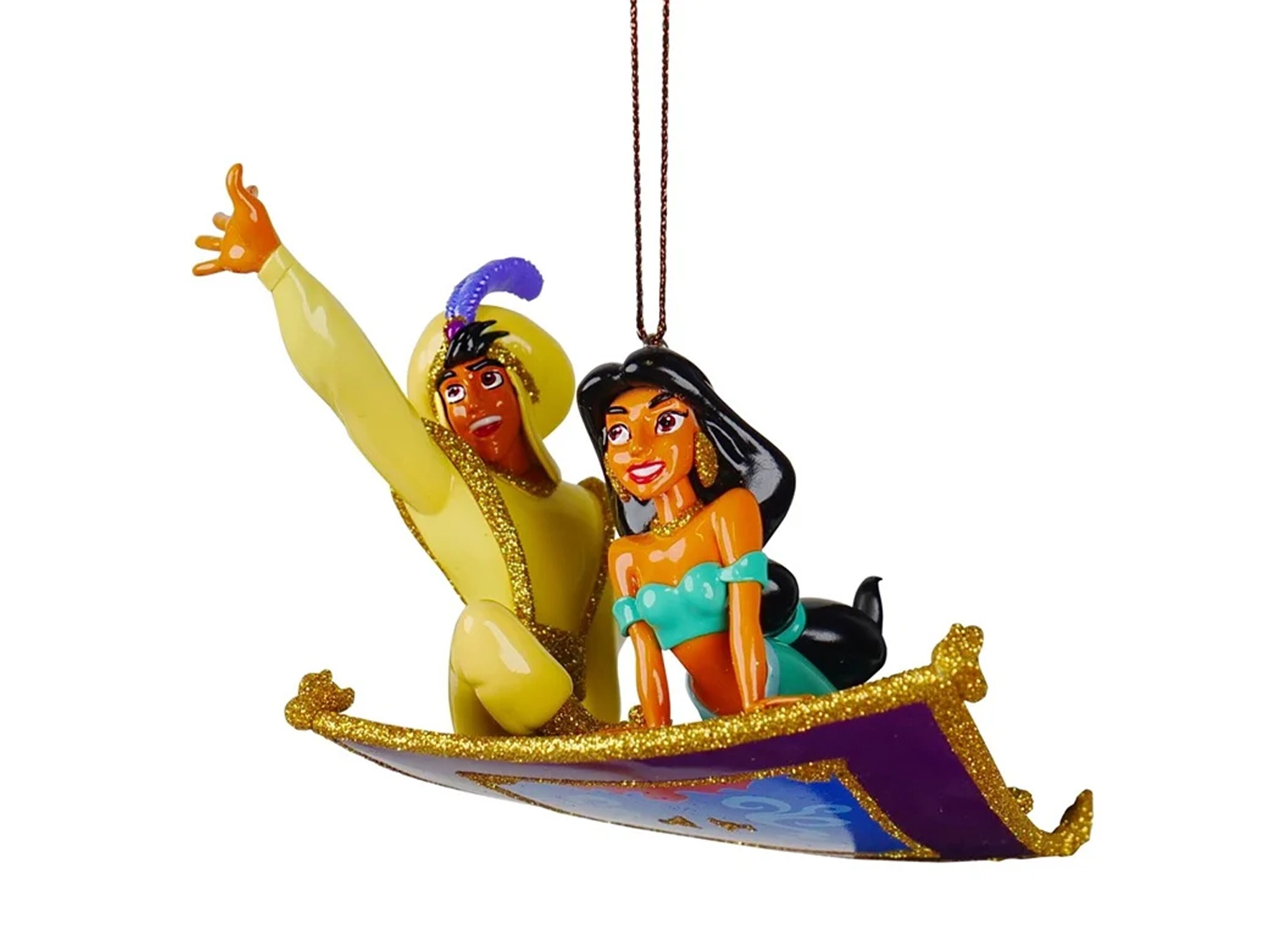 Joulukuusenkoriste Aladdin ja Jasmine