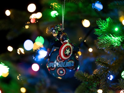 Joulukuusenpallo Captain America