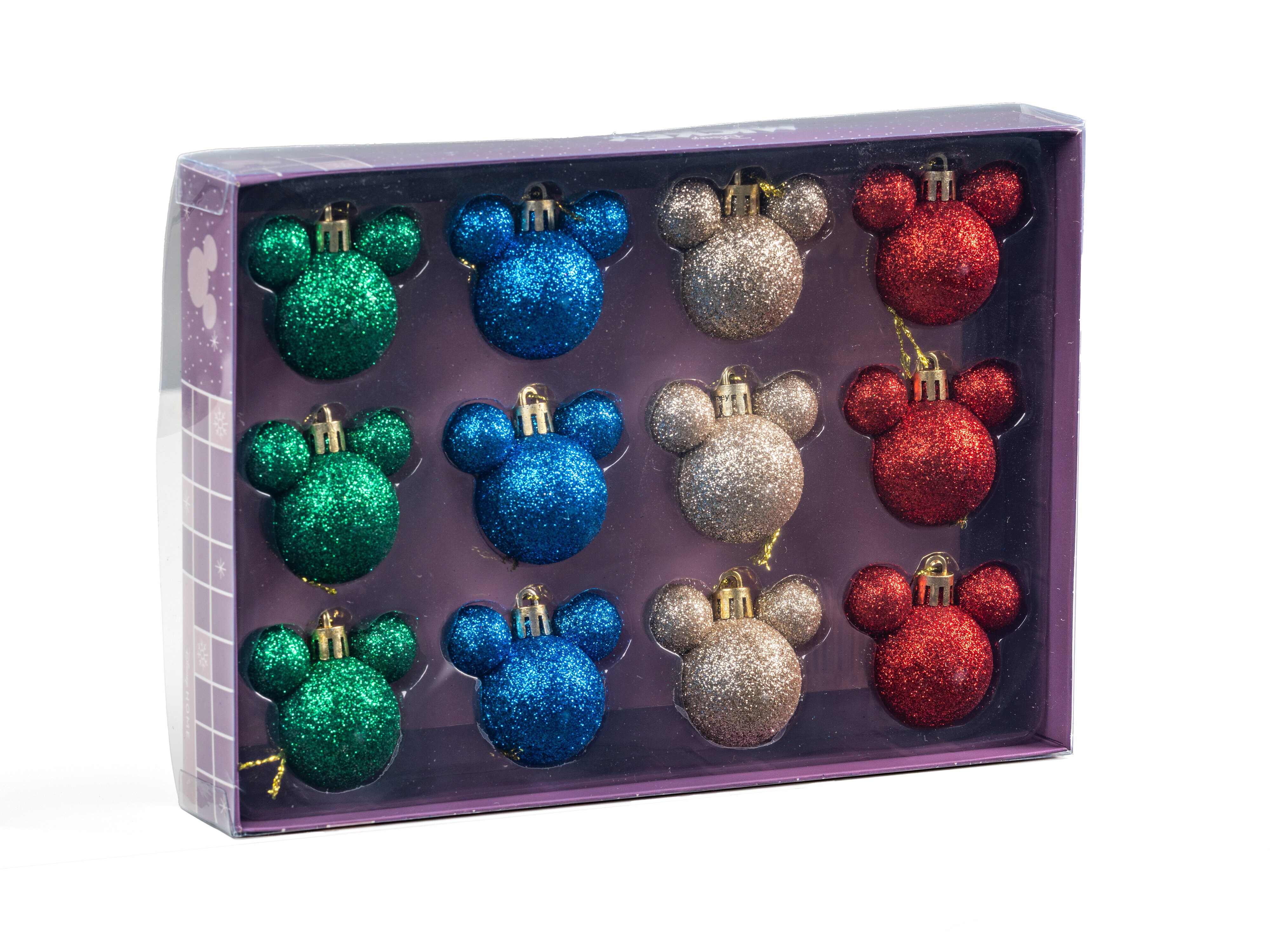 Juletrekuler Mikke Mus 12-pakning