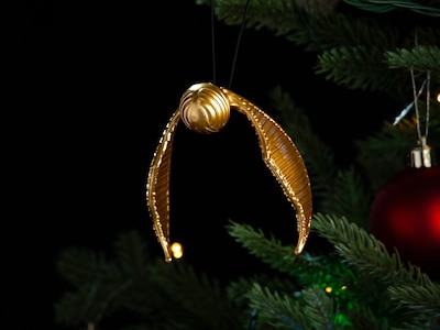 Weihnachtsbaumschmuck Goldener Schnatz