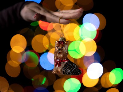 Juletræspynt Yorkshireterrier