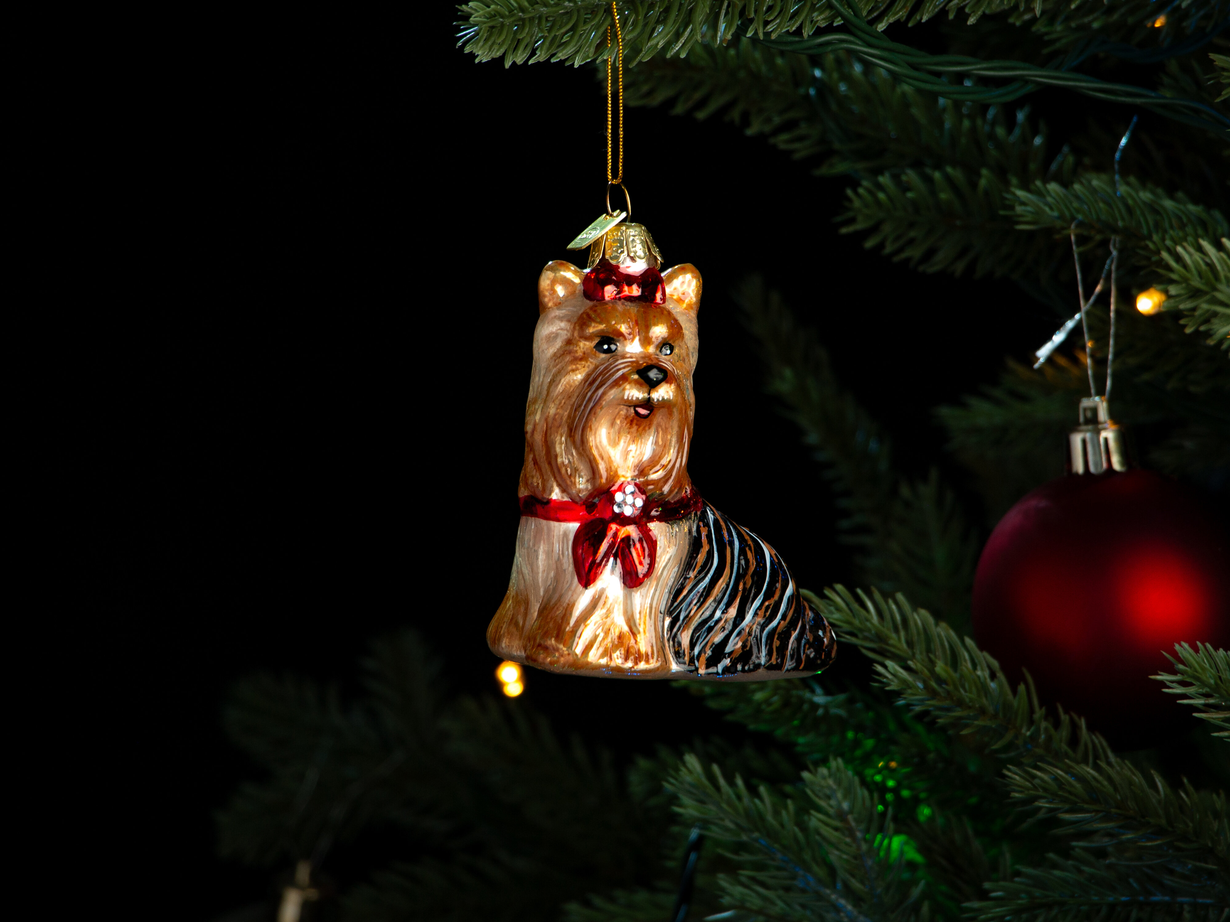 Juletrepynt Yorkshireterrier