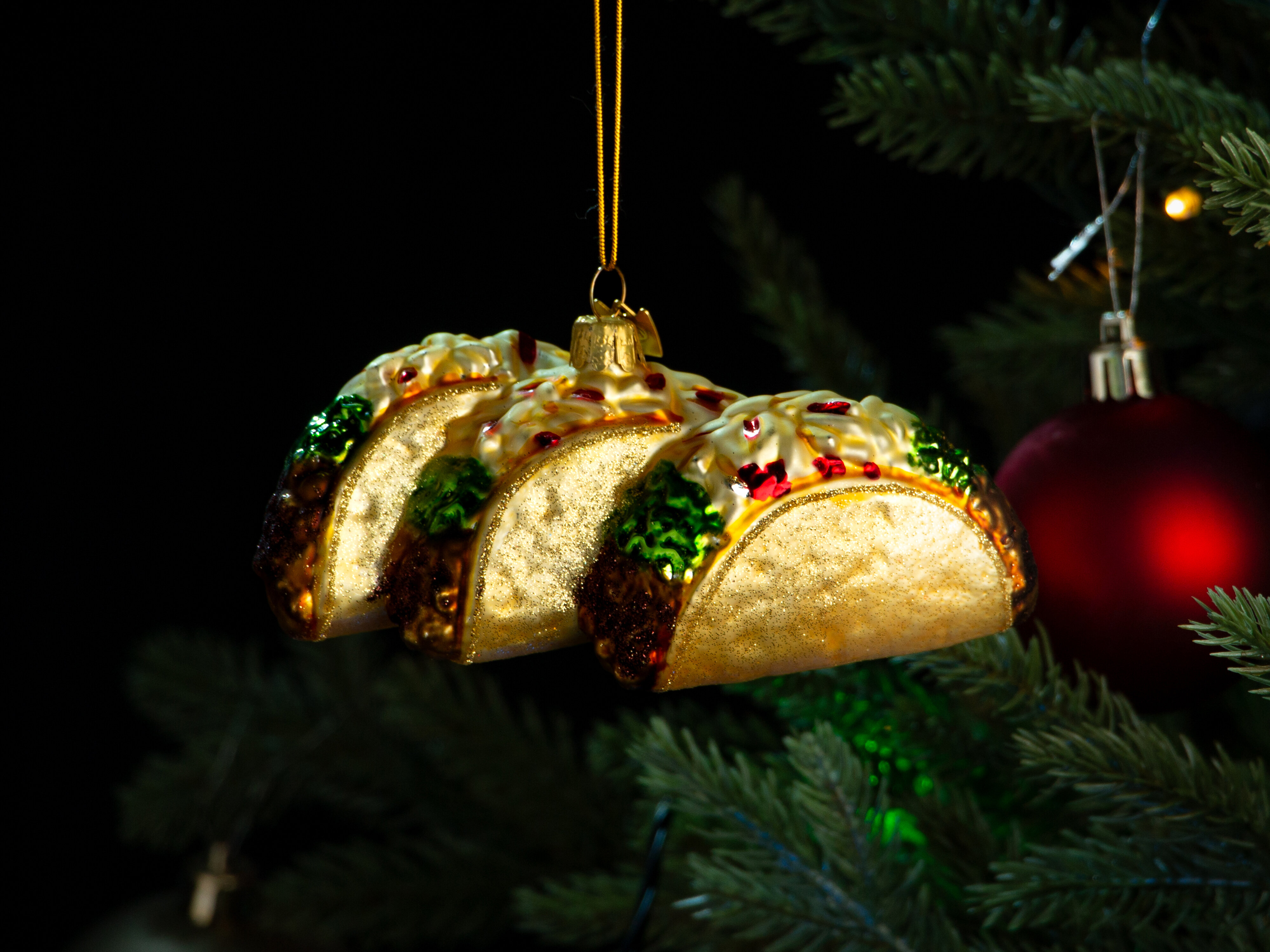 Juletrepynt Tacos