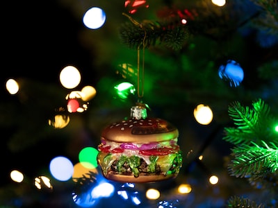 Julgranspynt Hamburgare