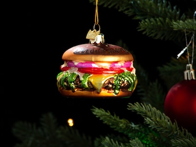 Julgranspynt Hamburgare