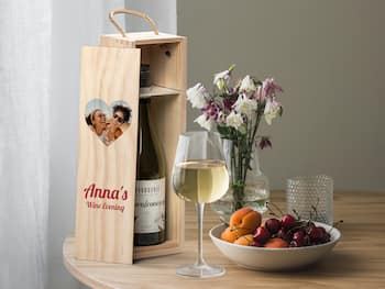 Vinlåda i Trä med Egen Design