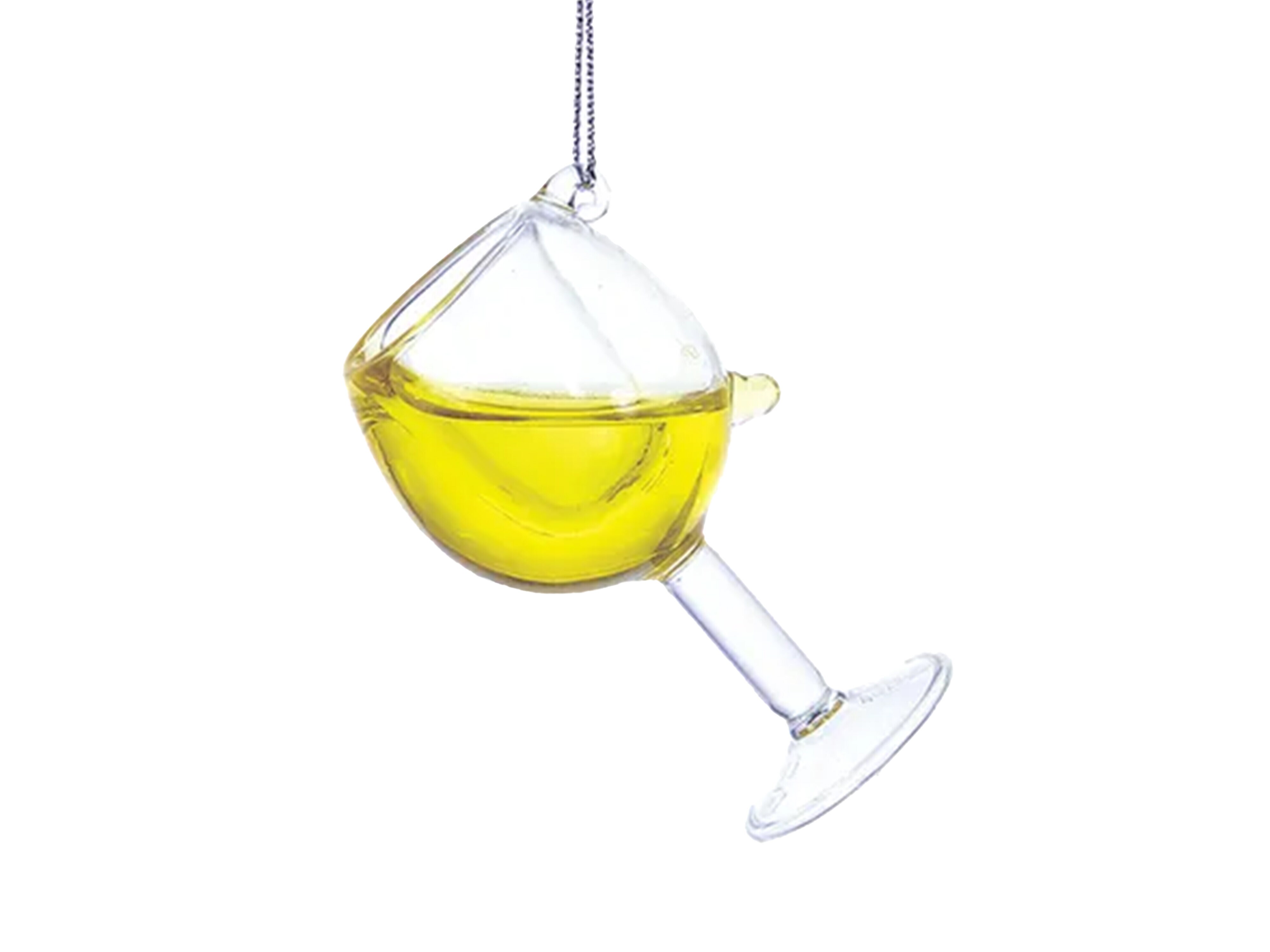 Juletrepynt Vinglass Hvitvin