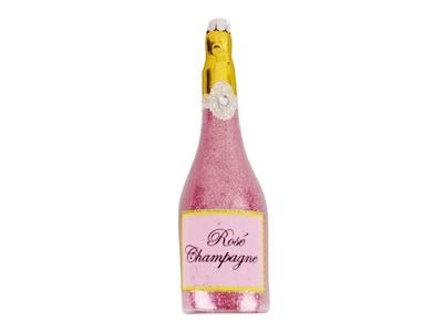 Juletræspynt Rosé Champagneflaske