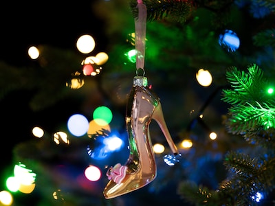 Weihnachtsbaumschmuck Stöckelschuh