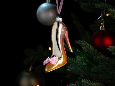 Weihnachtsbaumschmuck Stöckelschuh