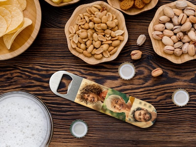 Persönlicher Flaschenöffner mit Fotos